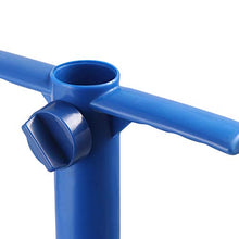 BESTOMZ Base per ombrellone da avvitare 38cm (Blu)