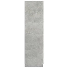 vidaXL Armadio Compatto Elegante Robusto con Cassetti e Asta Arredo Guardaroba Appendiabiti Organizer Casa Grigio Cemento 80x52x180 cm in Truciolato