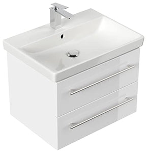 Mobile bagno con lavabo Villeroy & Boch Avento 65cm bianco lucido