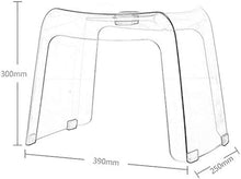 zaizai Sedile for Doccia, Sgabello in plastica for Anziani, Donne in Gravidanza, Bambini Leggero Portatile, Antiscivolo, Passaggio for Uso Domestico Multiuso