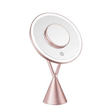 Specchio da trucco con lampada da tavolo LED luce 5x lente d'ingrandimento Riempimento luce da scrivania specchio xuan - vale la pena avere (Colore: -, Dimensioni: -)