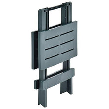 Tidyard Tavolo da Giardino Pieghevole in Plastica Tavolo da caffè da Giardino a Parete Balcone Spiaggia 45x43x50 cm Verde