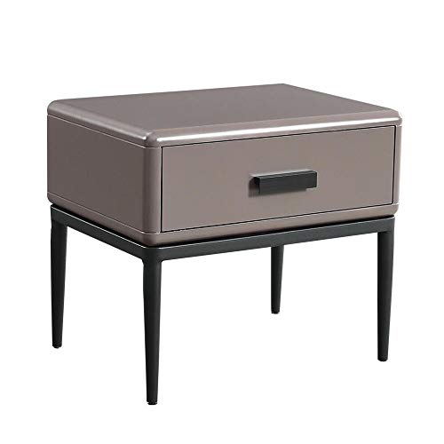 Oupai Tavolini Comodino, Soggiorno Armadi Laterali da Letto Bagagli Armadi Comodino for Le Piccole Appartamento 21 × 12 × 18 Pollici per Soggiorno Camera da Letto