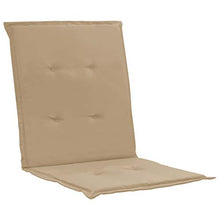 Goliraya Tidyard 2 pz Cuscini per Sedie da Giardino con Schienale Beige/Multicolori,Cuscini per Sedie da Esterno con Schienale,Cuscini Sedute per Esterno 100x50x3 cm