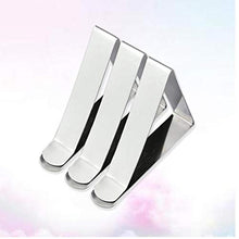 Titolare 12pcs in Acciaio Inox Triangolare Tovaglia Table Cover Morsetti Clip Regolabili per La Festa di Picnic