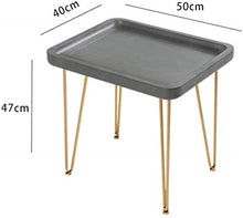 HXF- Arte del Ferro Divano Tavolo Creativo Soggiorno più Lati Balcone Tavolo Decorativo Piccolo Tavolino Tavolino Tea Table 40 * 50 * 47 cm Durevole