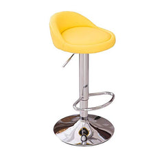 Poltrone Nubao Sedie Bar, sgabelli Alti, sedie girevoli, Reception, Bar, caffetteria, Red (Color : Yellow)
