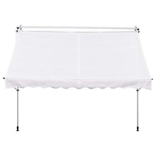 miozzi Tenda da Sole Avvolgibile 300x150cm Casper Bianco