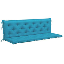 vidaXL Cuscino per Dondolo Azzurro 180 cm in Tessuto