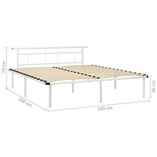 SKM Giroletto Bianco in Metallo 180x200 cm (24kg)
