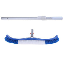 Homyl Palo Telescopico Due Pezzi Scivola Pulisce Aspirapolvere Swimming Pool Cleaning Blu Bianco