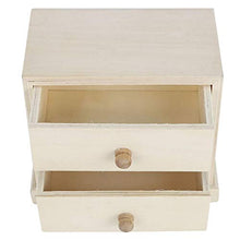Tiffasha Scatola portaoggetti - Scatola portaoggetti da Tavolo Semplice in Legno Custodia Organizer per Documenti di Gioielli per Cosmetici con cassetti