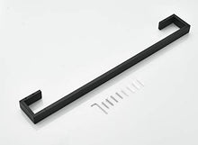 Kelelife Portasciugamani 62 cm Porta Asciugamani da Muro, Nero