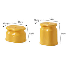 H-M-Shelf Sgabello Antiscivolo in plastica, Sgabello da Genitore-Bambino, Sgabello da Salotto, Sgabello Che Cambia Scarpe, Sgabello da Bagno, Sgabello Doccia da Bagno 26x19x17cm, 26x19x31cm