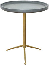HXF- Arte del Ferro Tavolino, Piano Multifunzione Creativo Tea Table Divano Laterale Soggiorno Ristorante Lato Rotonda Decorazione Alt Tavola 39.5 * 46cm, 49 * 56CM Durevole (Size : 49 * 56cm)