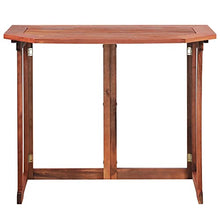 vidaXL Legno Massello di Acacia Tavolo da Balcone Rustico Tavolino Consolle