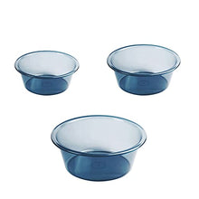 ZWMG Lavabo Addensato Lavabo Trasparente Il panoramica in plastica può Essere utilizzato per Lavare i Piedi e Le Verdure, Adatto per dormitorio (3 Pezzi) (Color : Blue)