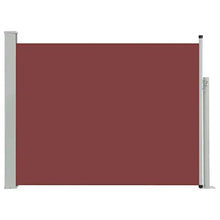 vidaXL Tenda da Sole Laterale Retrattile per Patio Privacy Automatica Schermo Parasole Frangivento 170x500 cm in Tessuto PU Marrone Telaio in Ferro