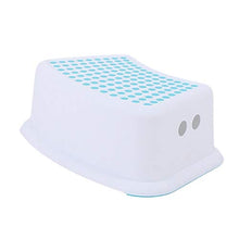 GNLIAN HUAHUA Sgabello per Servizi igienici Sgabello da Bagno in plastica Antiscivolo per la Scala Multifunzione Bagno (Color : Blue)