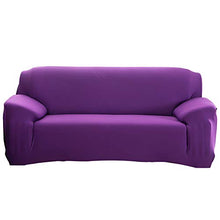 Cafopgrill Fodere Copridivani Universale, Copridivano Elastico antiruggine Copertura Divano copridivano/Due/Tre/Quattro posti Viola Ideale per poltrone, divani(3 Seater ：190-230cm)