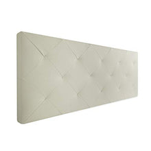 P17 | Testiera in Ecopelle | Rombo | 160X60 | (Bianco)