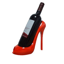 ZFF Conservazione del Vino Wine Rack - Scarpe Tacco Alto delle Donne di Modo Design Wine Rack casa Arredamento Decorazione Artigianato Regalo Vino Piano cremagliera Indipendente (Color : Red)