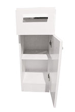 AVANTI TRENDSTORE - Blanco - Arredamento da bagno moderno, in laminato di colore bianco (Armadietto basso)