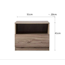 RCLD Comodini Armadietto in Noce Toilette Immagazzinamento Soggiorno Pompa Pompa Pannello a Base di Legno (Color : Brown, Size : 51 * 39 * 41cm)