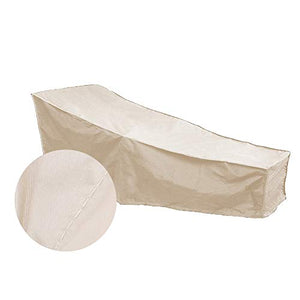 zcyg Copertura di Ricambio Dondolo da Giardino Copertura per Mobili, Giardino Patio Mobili Cover Impermeabile Salotto per La Poltrona da Esterno (Beige)