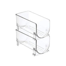 DAGONGREN Frigorifero Organizzatore Cucina Bottiglia Scaffale impilabile Vino Bottiglie Supporto Display mensola Frigo Organizzatore Rack
