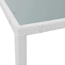 vidaXL Set da Pranzo da Giardino 9 pz con Cuscini Rimovibili Elegante Robusto Mobili Arredi per Esterni Tavolo e Sedie in Polyrattan Bianco Crema