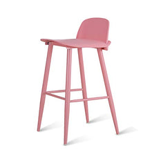 Sgabello da bar WGZ Sgabello Alto Sgabello sgabello da bar Sgabello da Colazione Nero Multicolor Moda (Color : Pink)