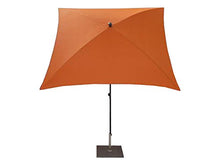 Maffei Art 136q Kronos ombrellone Quadrato cm 200x200, Tessuto PolyMa, Made in Italy. Colore Arancio