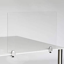 XINX Protezione Plexiglass Schermo, Acrilico Trasparente di Plastica Trasparente Protection Shield, Negozio Contatore, Piano di Lavoro, Bancone, Schermo Nail Salon