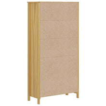 vidaXL Credenza Alta Hill Madia Mobile Armadietto Armadio Mobiletto Alto Portaoggetti Cassa Marrone Miele 85x37x170,5 cm in Legno di Pino