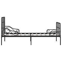 SKM Giroletto con Doghe Nero in Metallo 100x200 cm (18.9kg)