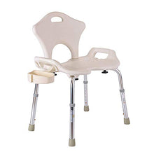 WCY Sedia da Bagno Comfort - Sedili per Doccia per Anziani con Scatola, Altezza Regolabile Sgabello da Bagno con Larghe Schiena - Donna Incinta/disabili yqaae