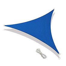 DJSMyb Sun UV blocco tessuto baldacchino in triangolo per patio giardino patio dimensioni opzionali (colore: arancione, dimensioni: 3 x 3 x 3 m) tenda (colore: blu, dimensioni: 3 x 3 x 3 m)