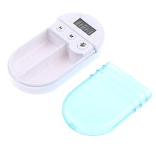 Dispenser per pillole elettroniche, promemoria per farmaci, con promemoria e promemoria per pillole, portatile, per viaggi, casa, ufficio