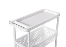 &ripiano di stoccaggio Mensola del bagno del bagno Scaffale di stoccaggio della fessura del frigorifero del salone di immagazzinaggio della cucina del carrello stretto della cucina Scaffale di finitur