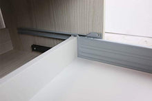 Mobile Bagno Sospeso con Lavabo in Porcellana - 1 Cassetto - Il Mobile è MONTATO - Modello Soki (60 cms, Taiga)