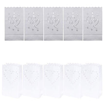 ARTFFEL Vola 30pcs Candela Borsa Resistente alla Fiamma Lanterna Luce Hollow Borse Candela Sacchetti Tealight Sacchetti for la Festa Nuziale .Compleanno