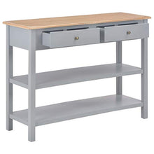 SKM Credenza Grigia 110x35x80 cm in MDF