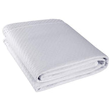 WOLTU MTS02ws05 Coprimaterasso Antiscivolo Traspirante Tappetino Igienico Comfort in Poliestere 160x200cm