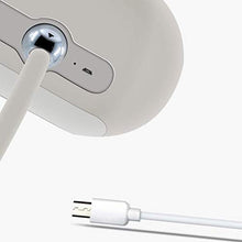 WYLILZI-Home Specchi da Tavolo Specchi da Bagno Specchio Trucco 2 in 1 Lampada da Tavolo USB Ricaricabile Lampada a LED Rimovibile Touch Screen 360 ° Design Split Girevole Specchi