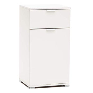 Armadietto mobiletto assemblato per bagno camera da letto (Bianco, cm 45 x 38 x 85 h)