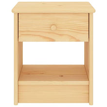 vidaXL Comodini 2 pz Legno Chiaro 35x30x40 cm in Pino Massello