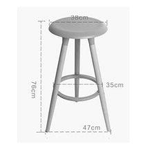 WDX- Bar Stool Bar Stool Moda Creativa Bar Chair Casa Schienale Alto Seggiovia Bar Stool Rotante ad Alta Sgabello Sgabello Colazione Ristorante Ascensore Sgabello Confortevole (Color : Green)