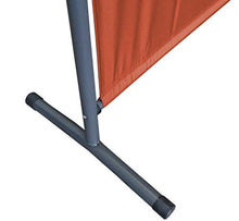 QUICK STAR Paravento da Giardino 180 x 78 cm Divisorio in Tessuto Balcone Protezione della Privacy Rosso-Arancio