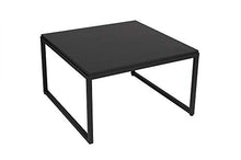 Sommer International GmbH - Panchina con telaio in metallo, 74 x 74 cm, colore: Antracite